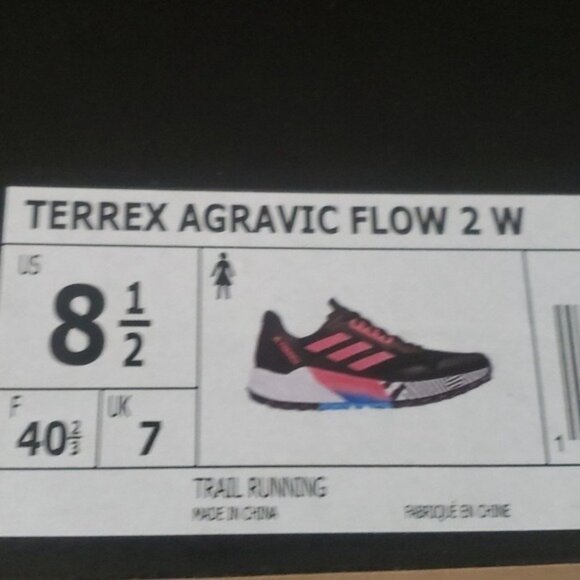 New Adidas Terrex Agravic Flow Womens Outdoor Trail Running Sneakers Size 8.5 - Picture 10 of 10